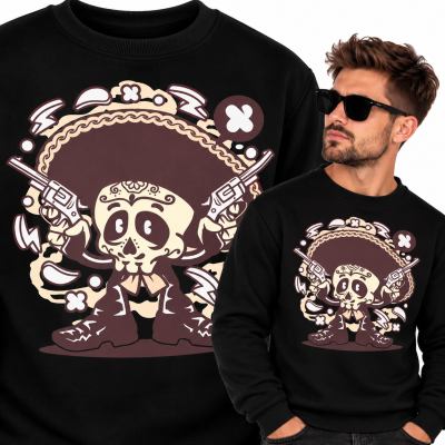 BLUZA ANIMOWANA  MARIACHI GUNNER